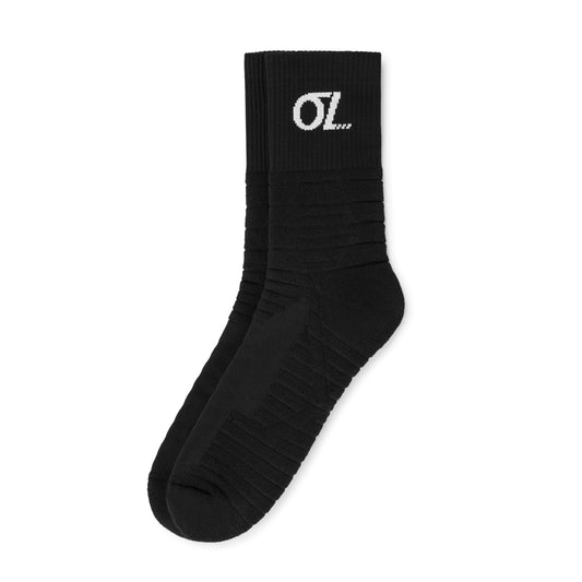 Open Looks | Performance Crew Socks - 3 Pack (Black)