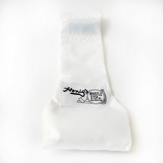 F72B - Honig's White Nylon Stay-put Bean Bag