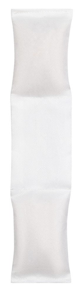 United Attire Double Sided Skinny Bean Bag - White